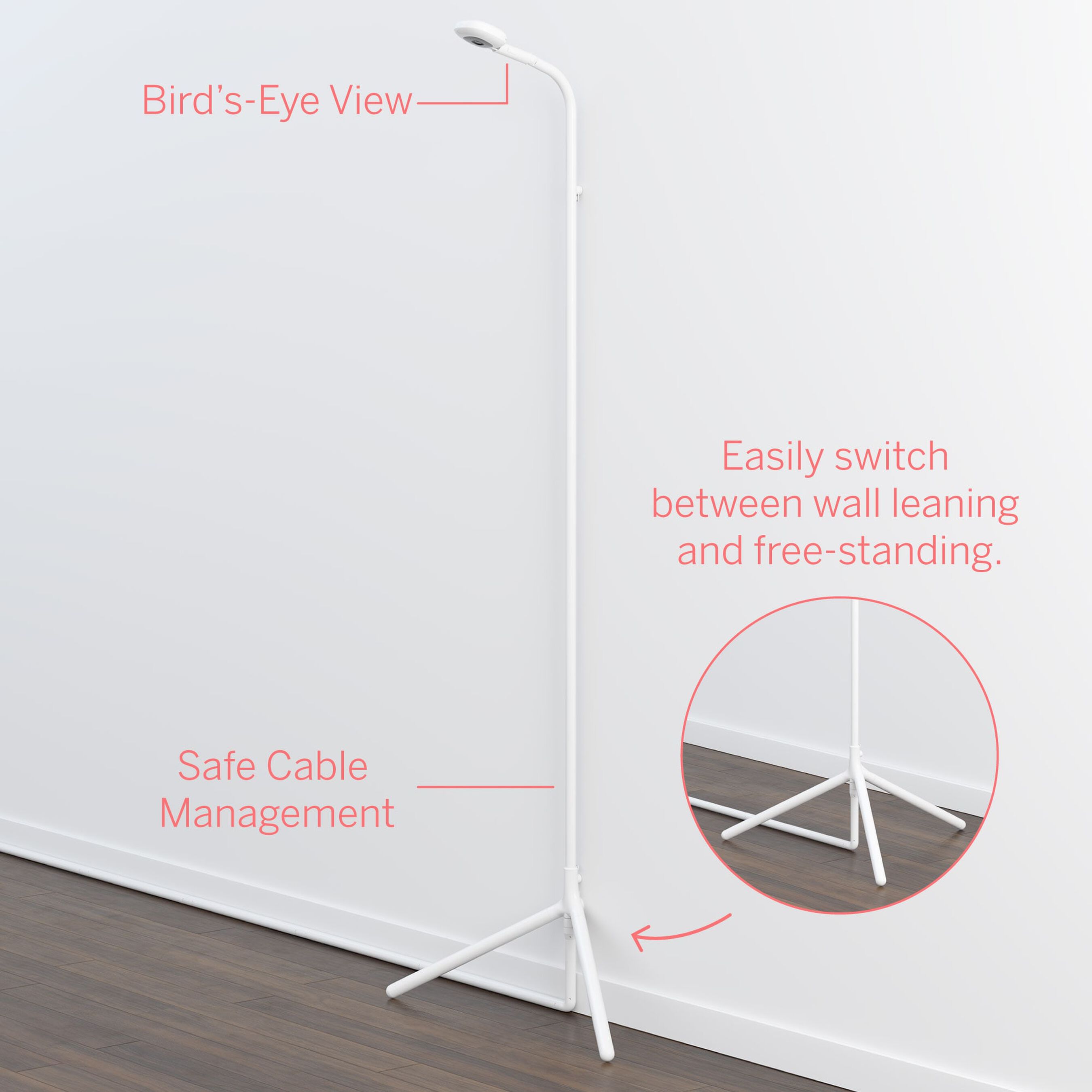 Nanit Pro Smart Baby Monitor and Floor Stand